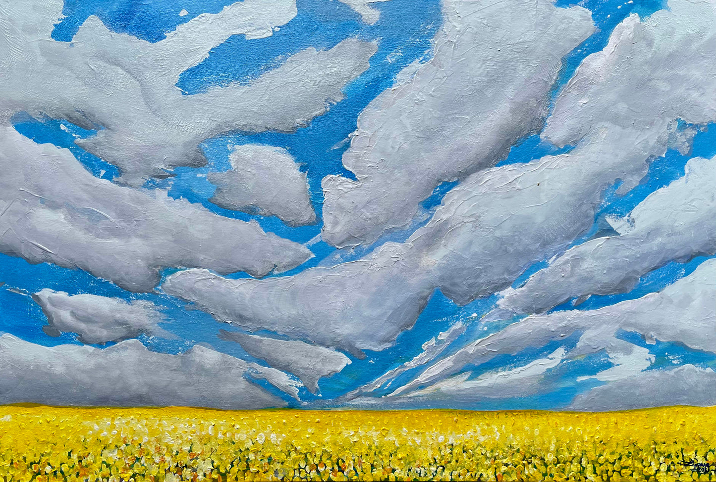 "Midsummer clouds"